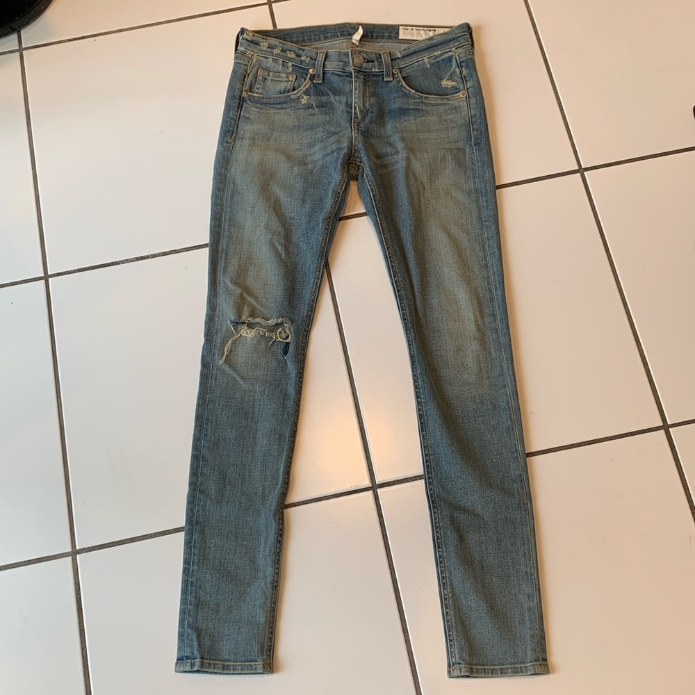 Rag & Bone | Skinny Distressed Jeans